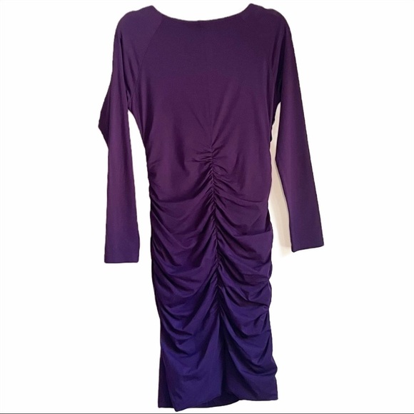 Sundance Eternal Compliments Ruched purple
dress M - Picture 3 of 5